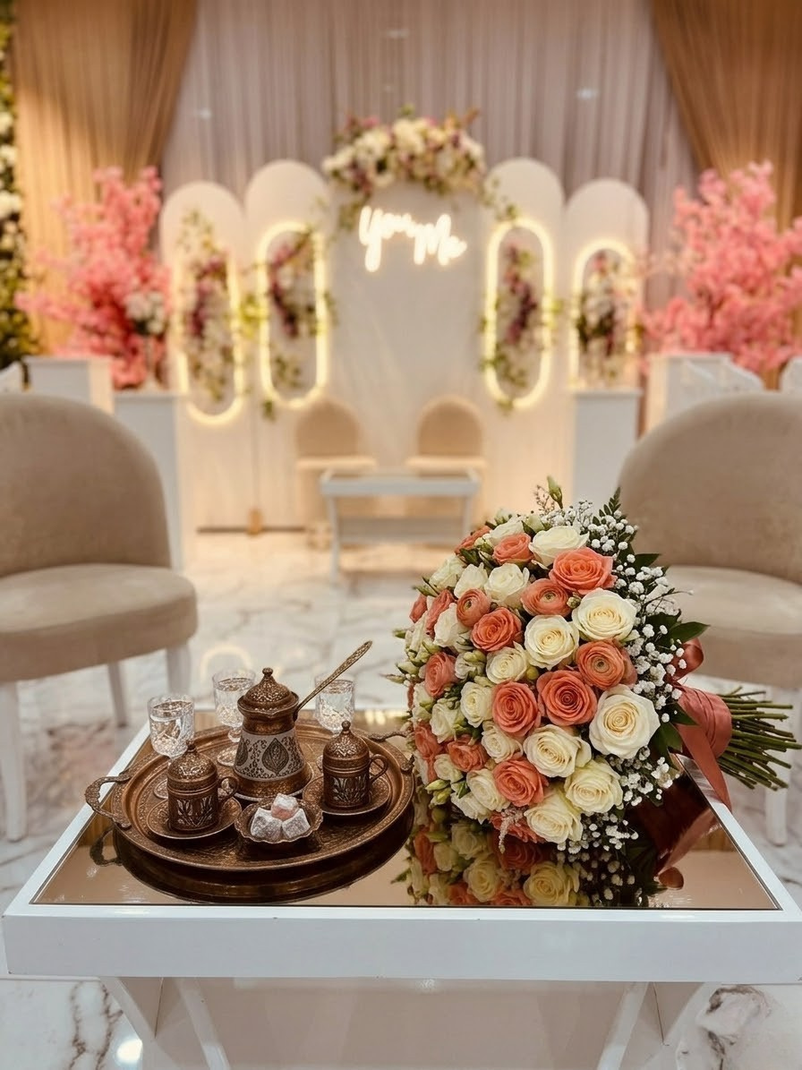 Kız İsteme Kahve Tepsisi