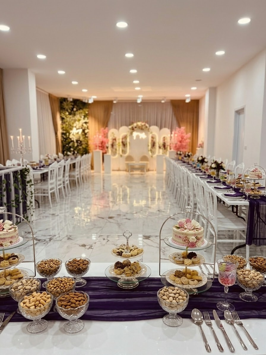 İkramlık ve Kahve Sunumu