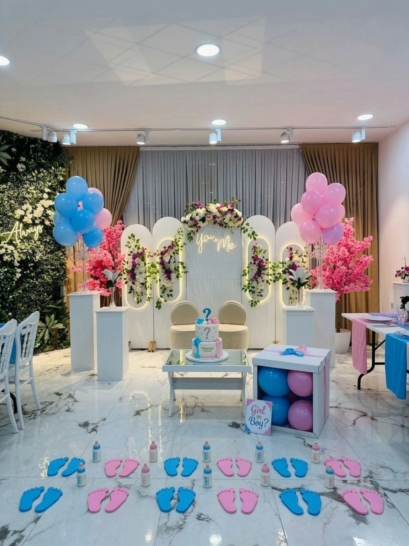 Baby shower mekanı İstanbul ve İstanbul cinsiyet belirleme partisi mekanları