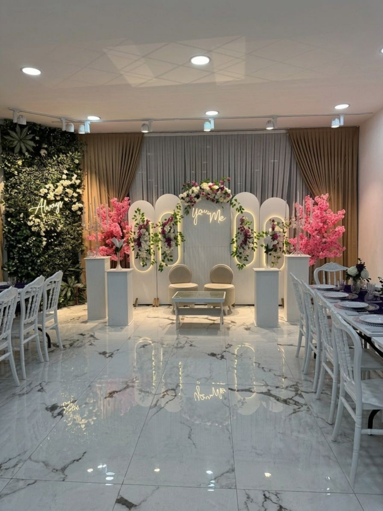 150 kişilik davet evi Avrupa yakası ve kapalı alan davet evleri İstanbul genel görünümü